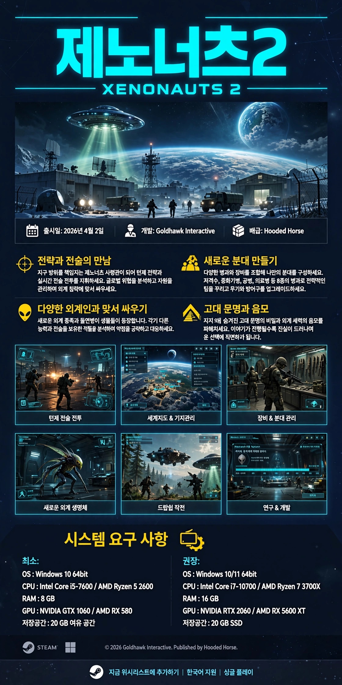 [한글] 제노너츠 2 v7.23.0 전략.전술.턴제.지휘.외계침략.작전.액션.